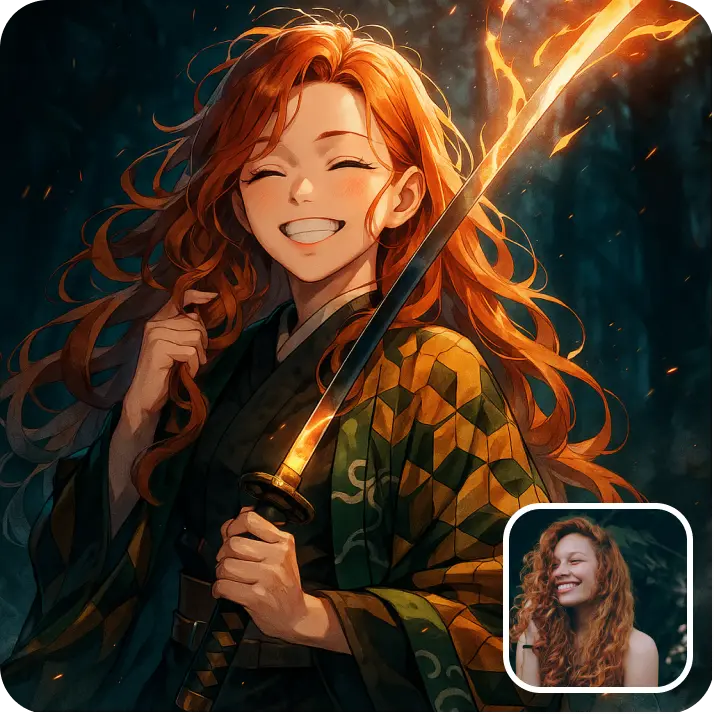 Generate stunning AI anime art from your photos