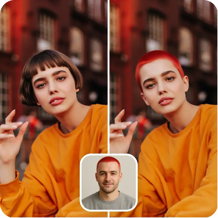 Change your hairstyle with AI