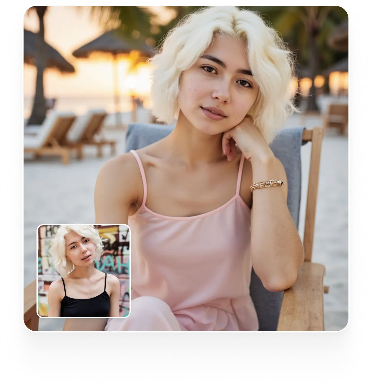 Professional headshot created with AI