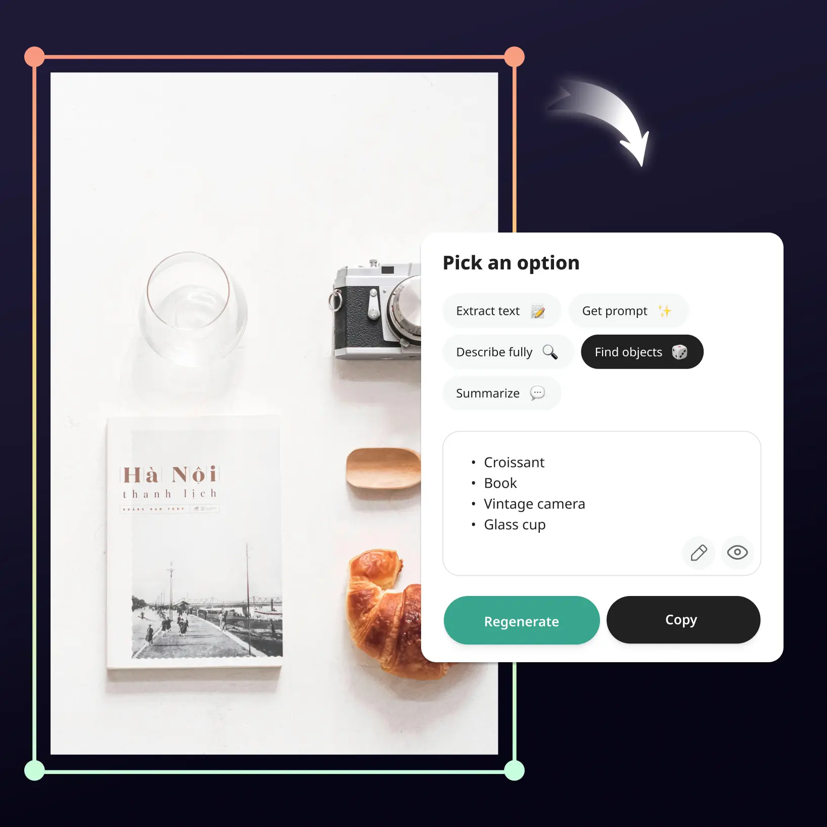 Lift AI image to text converter online for creators, marketers, and sellers