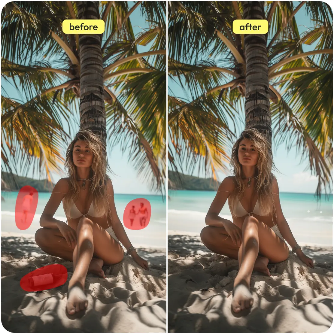 Effortless retouching with magic eraser ✨