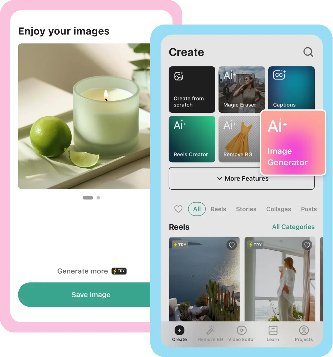 How does Lift’s image generator work?