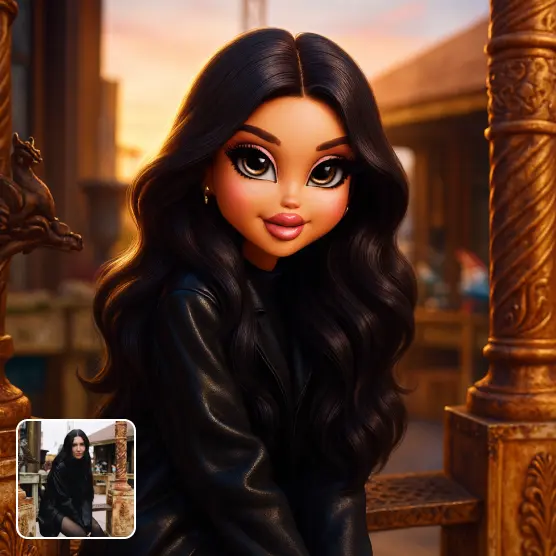 AI creating custom doll transformation