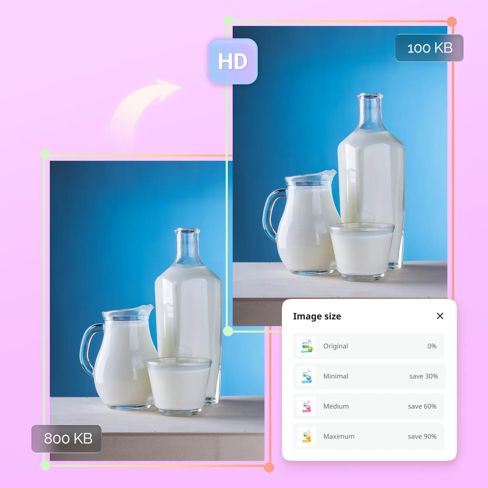 Decreasing file size Decreasing file size