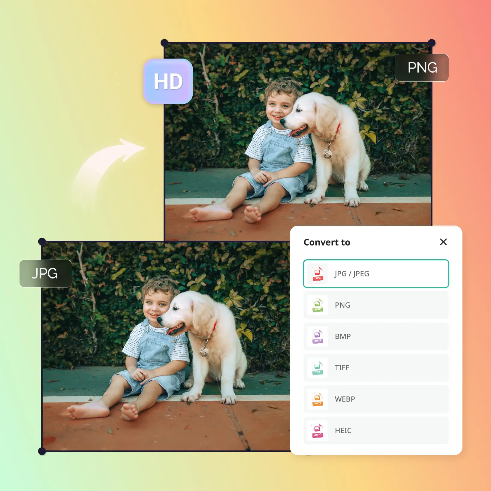 JPG to PNG Converter