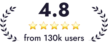 4.8 stars from 130k users