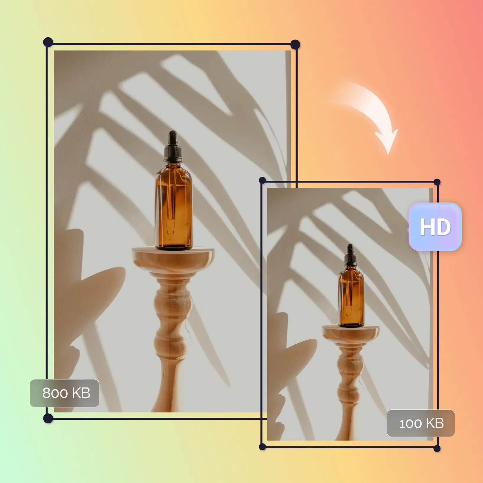 How to minimize photo size