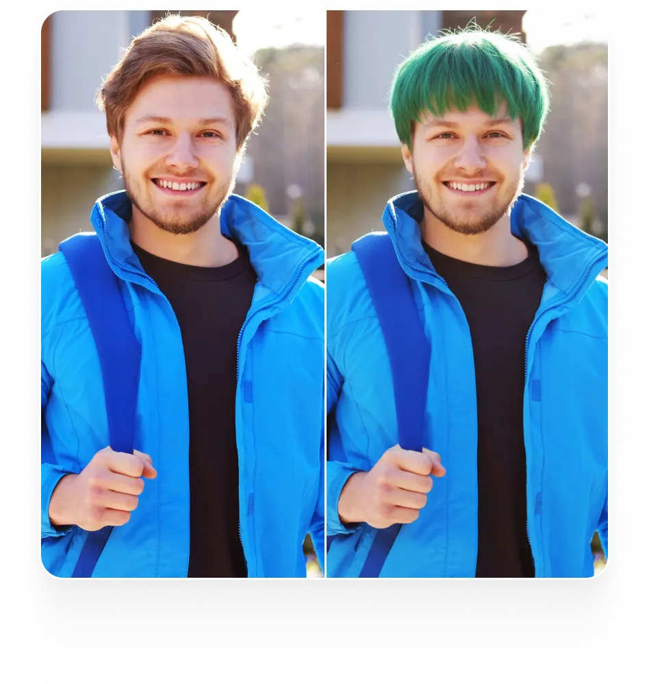 Father and son as cheerful pirates on a ship Anime-style father and son posing like pirates on a ship