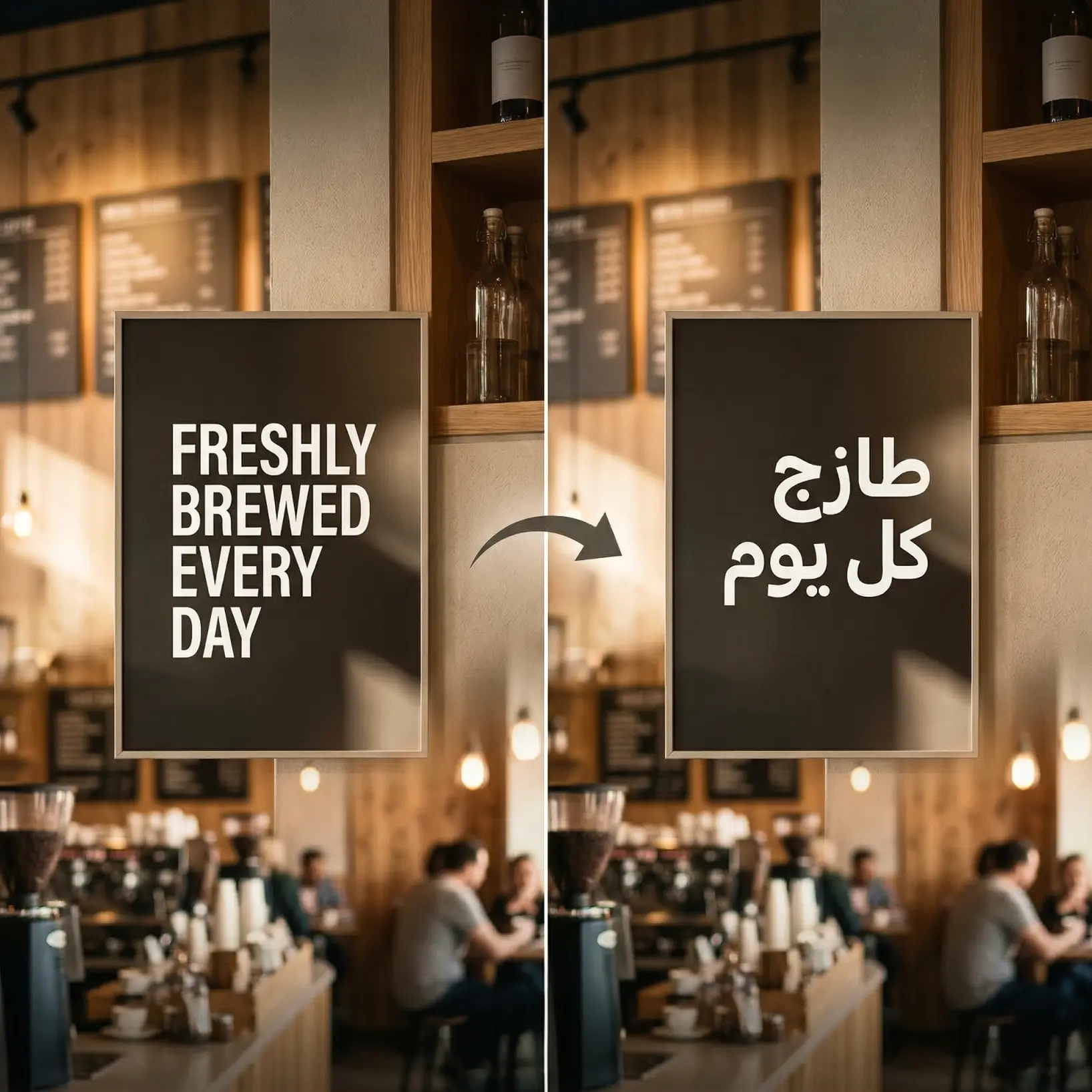 Lift for English Image Translation — Translate Image to Arabic online