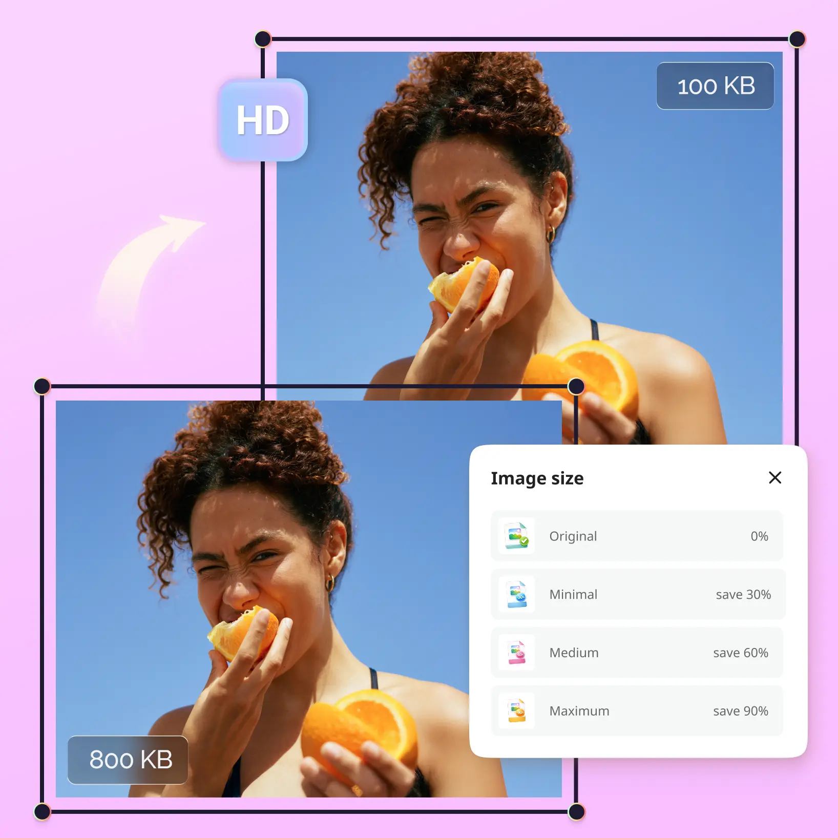 How to resize photo by kb How to resize photo by kb