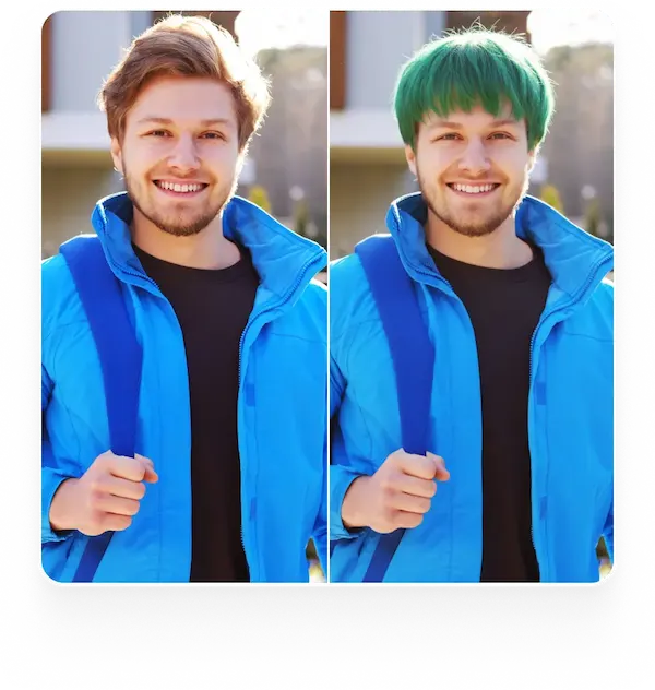 Father and son as cheerful pirates on a ship Anime-style father and son posing like pirates on a ship